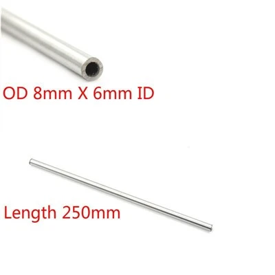 8mm ryðfrítt rör